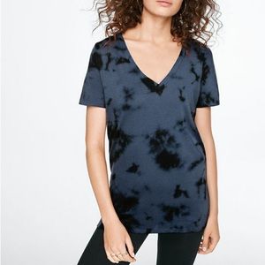 PINK Victoria’s Secret Gray/Black Tie Dye Sleepwear T-Shirt